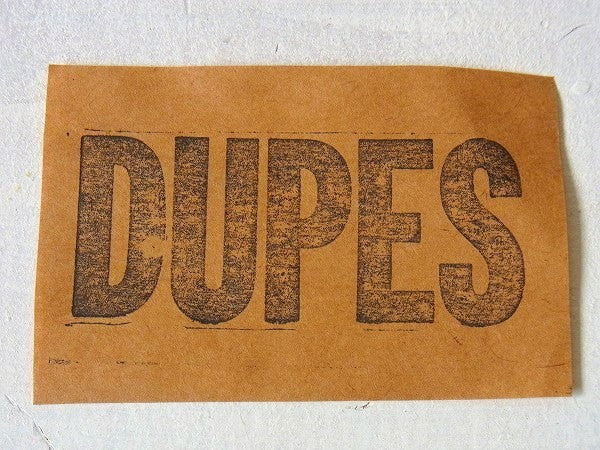【DUPES】木製・ヴィンテージ・スタンプ/ゴム印　USA