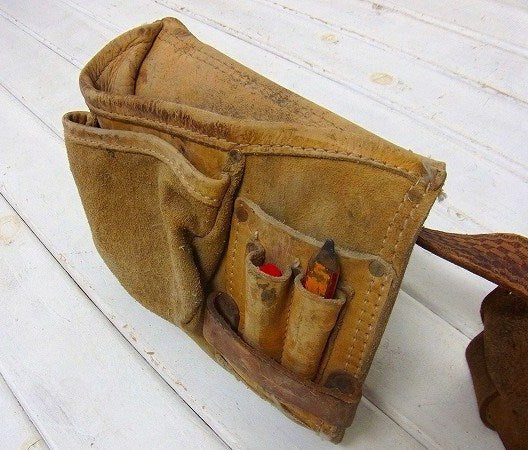 【マグワイア ニコラス】レザー製・DIY/ヴィンテージ・工具エプロン/ツールエプロン USA