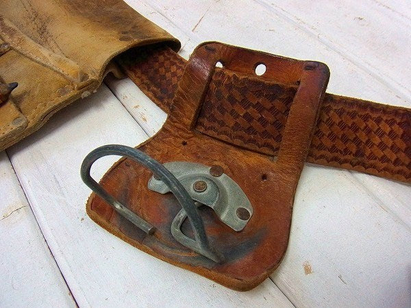 【マグワイア ニコラス】レザー製・DIY/ヴィンテージ・工具エプロン/ツールエプロン USA