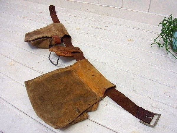 【マグワイア ニコラス】レザー製・DIY/ヴィンテージ・工具エプロン/ツールエプロン USA