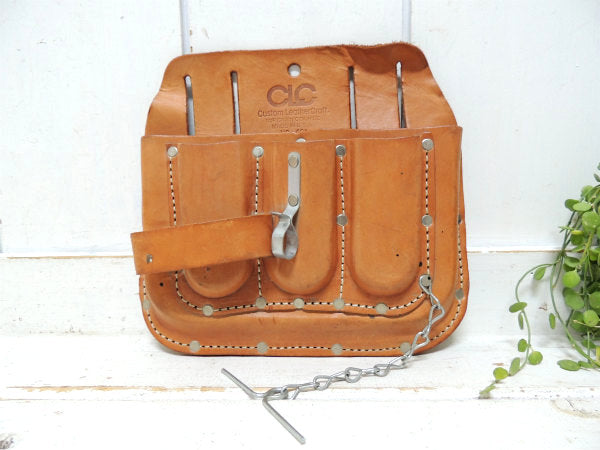 【CLC】カウハイドレザー製・5ポケット・ヴィンテージ・ツールポーチ・工具ポーチ USA