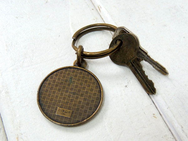 【USホンダ・HONDA・アメ車・GAS】ビンテージ・メタル製・キーホルダー・鍵2本付き・モーター系