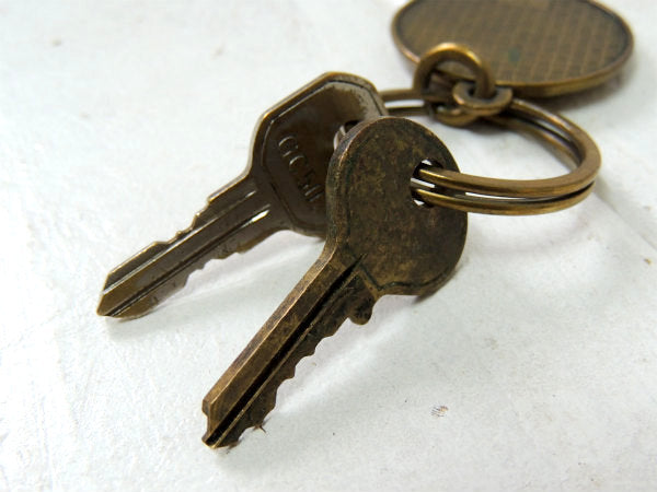 【USホンダ・HONDA・アメ車・GAS】ビンテージ・メタル製・キーホルダー・鍵2本付き・モーター系