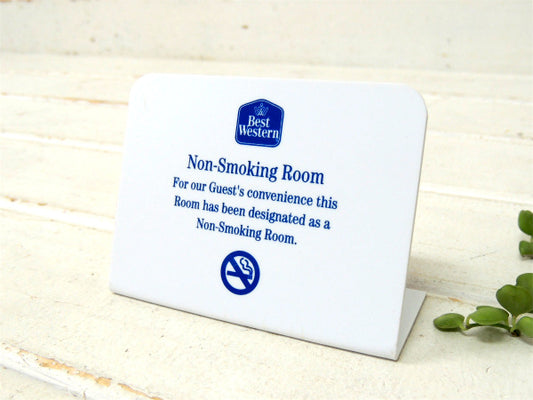 【Non-Smoking/Best Westernホテル】禁煙・卓上サイン・看板・USA