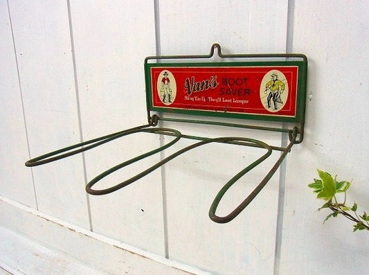 【Van's BOOT SAVER】壁掛け・ヴィンテージ・ブーツセーバー/ブーツ掛け/ブーツラック