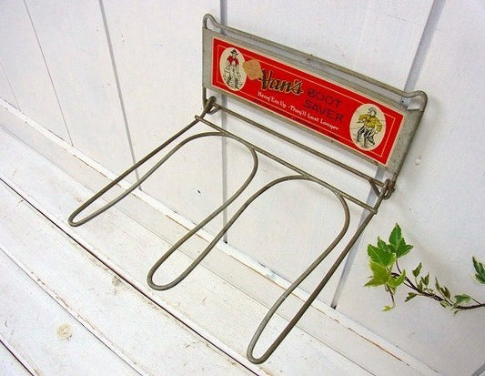 【Van's BOOT SAVER】壁掛け・ヴィンテージ・ブーツセーバー/ブーツ掛け/ブーツラック