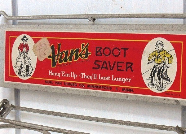 【Van's BOOT SAVER】壁掛け・ヴィンテージ・ブーツセーバー/ブーツ掛け/ブーツラック