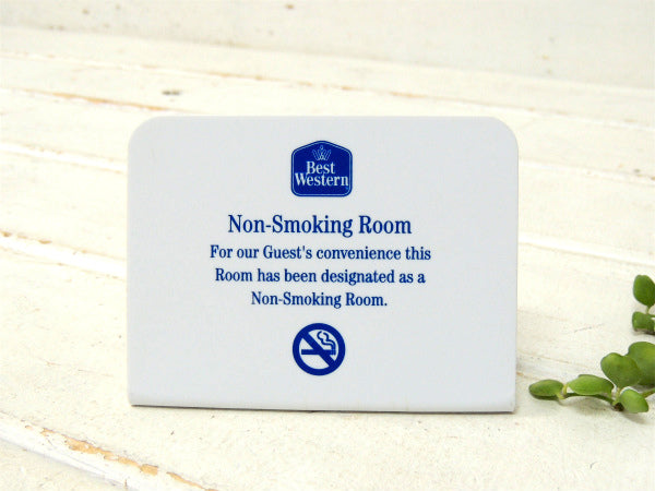 【Non-Smoking/Best Westernホテル】禁煙・卓上サイン・看板・USA