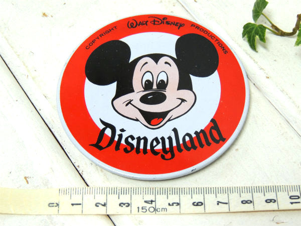 【ディズニーランド】USA・ミッキーマウス・オールド・ヴィンテージ・缶バッジ・アドバタイジング