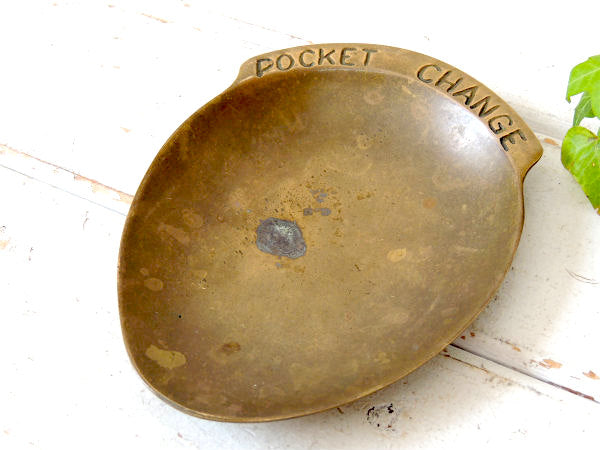 【POCKET CHANGE】真鍮製・ヴィンテージ・ポケットチェンジ・トレイ/マネートレイ