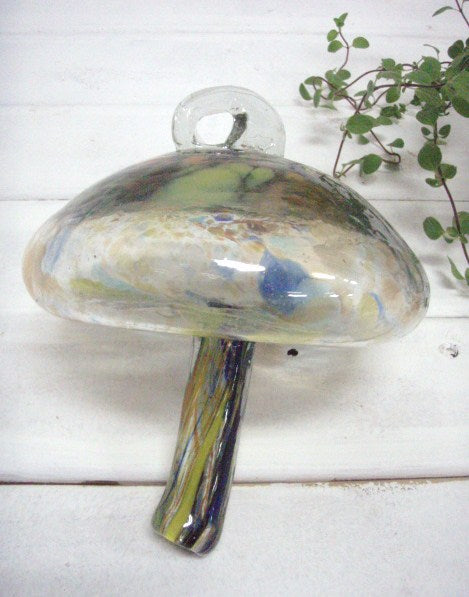 USA ガラス キノコ マッシュルーム ロサンゼルス カリフォルニア オブジェ ハンドメイド ガラス工芸 1点モノ