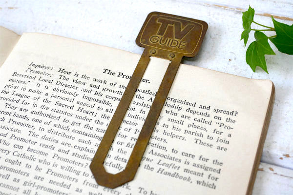 テレビガイド誌・TV GUIDE・アドバタイジング・ブックマーカー・栞・しおり・アメリカンビンテージ