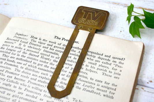 テレビガイド誌・TV GUIDE・アドバタイジング・ブックマーカー・栞・しおり・アメリカンビンテージ