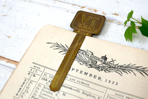 テレビガイド誌・TV GUIDE・アドバタイジング・ブックマーカー・栞・しおり・アメリカンビンテージ