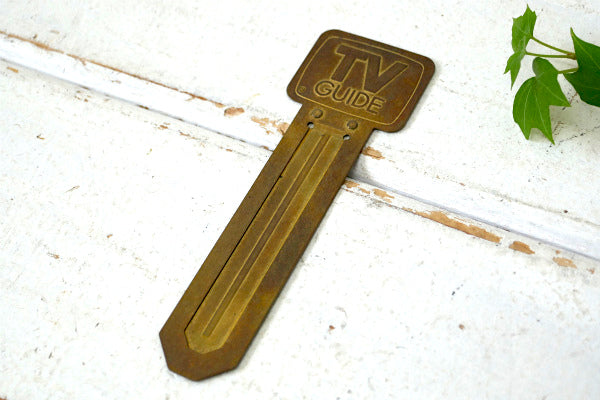 テレビガイド誌・TV GUIDE・アドバタイジング・ブックマーカー・栞・しおり・アメリカンビンテージ