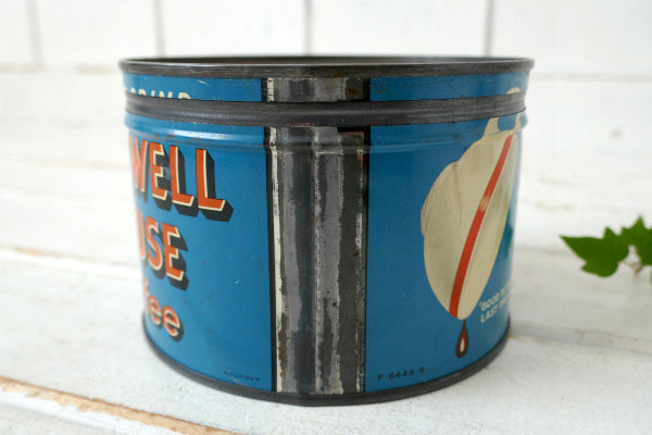 MAXWELL HOUSE COFFEE マックスウェル・ビンテージ・コーヒー缶・ティン缶・USA