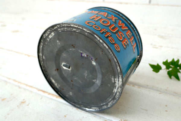 MAXWELL HOUSE COFFEE マックスウェル・ビンテージ・コーヒー缶・ティン缶・USA