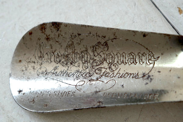 1867年〜Crosby Square・アドバタイジング・ヴィンテージ・靴べら・シューホーン・USA