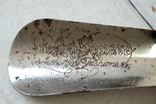 1867年〜Crosby Square・アドバタイジング・ヴィンテージ・靴べら・シューホーン・USA