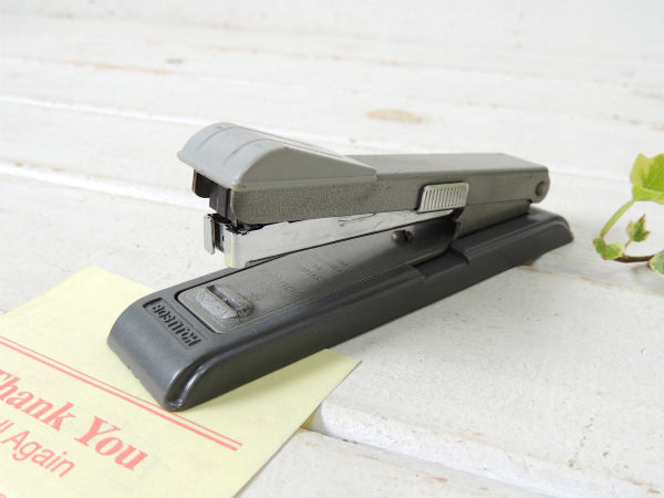 1896's~ BOSTITCH ボステッチ グレー×メタル製・ヴィンテージ・ホッチキス ステープラー USA ステーショナリー Office雑貨 文房具