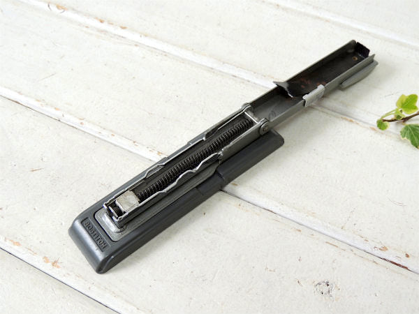 1896's~ BOSTITCH ボステッチ グレー×メタル製・ヴィンテージ・ホッチキス ステープラー USA ステーショナリー Office雑貨 文房具