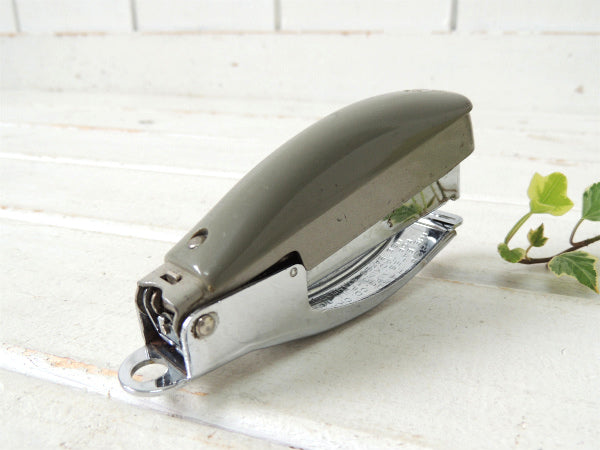 【Bates 88P】グレー色・ハンディタイプ・ヴィンテージ・ホッチキス/ステープラー USA