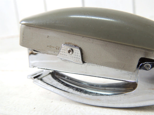 【Bates 88P】グレー色・ハンディタイプ・ヴィンテージ・ホッチキス/ステープラー USA