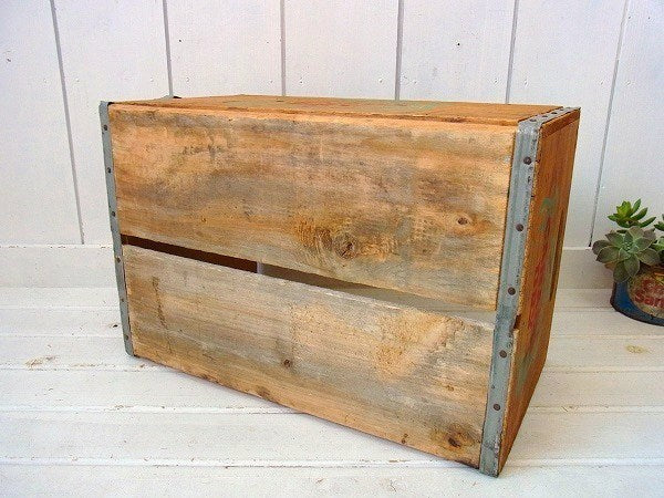 【カナダドライ】ジンジャーエール・木製・ヴィンテージ・ウッドボックス/木箱　USA