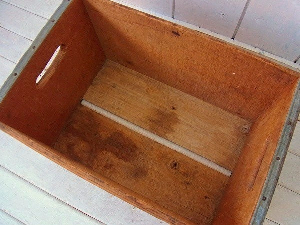 【カナダドライ】ジンジャーエール・木製・ヴィンテージ・ウッドボックス/木箱　USA