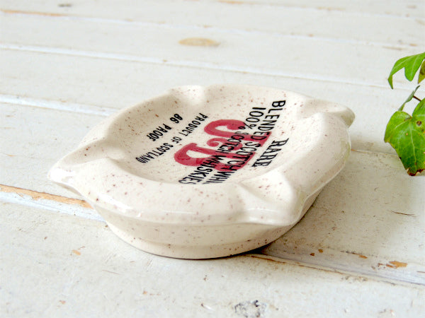 J&B スコッチ ウイスキー・アドバタイジング・セラミック製・ヴィンテージ・灰皿・アシュトレイ US