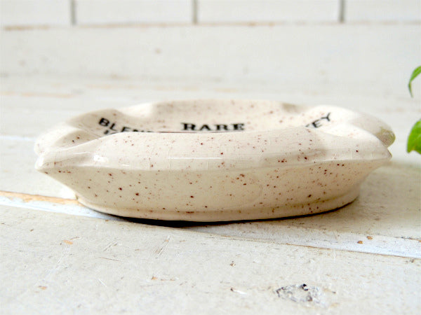 J&B スコッチ ウイスキー・アドバタイジング・セラミック製・ヴィンテージ・灰皿・アシュトレイ US