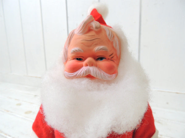 サンタクロース クリスマス ヴィンテージ ソフビドール 人形 USA