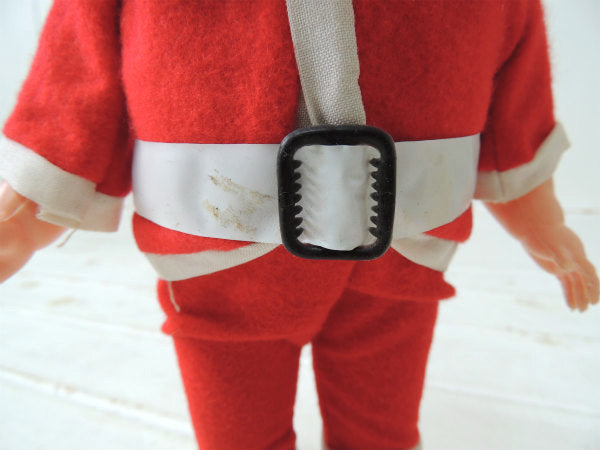 サンタクロース クリスマス ヴィンテージ ソフビドール 人形 USA