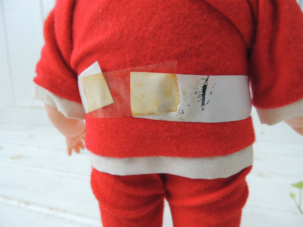 サンタクロース クリスマス ヴィンテージ ソフビドール 人形 USA