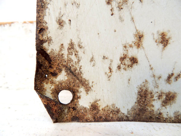 WARNING・侵入禁止・番犬・メッセージ ピットブル・標識・ヴィンテージ・サイン・ブリキ製・看板