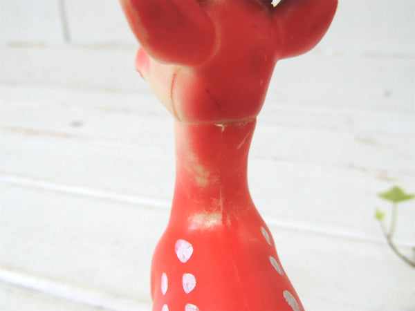 【トナカイ】クリスマス・ヴィンテージ・ソフビドール(2体セット)バンビ