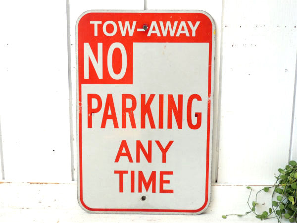 NO PARKING 駐車禁止・ヴィンテージ・サイン・看板・道路標識 USA ストリートサイン