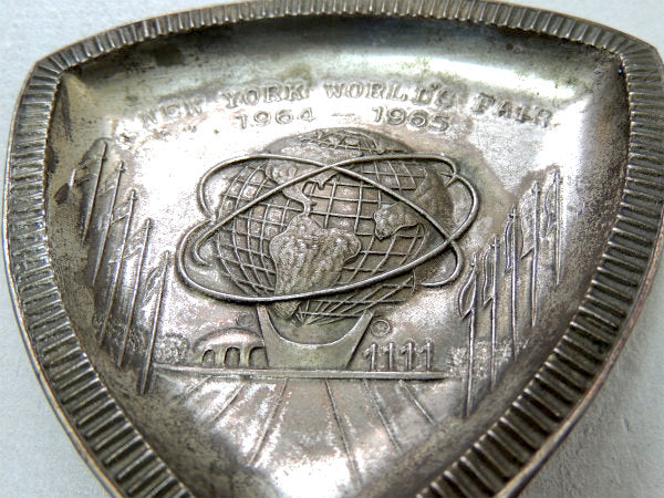 【NY・1964-1965・ニューヨーク博覧会・地球儀】ヴィンテージ・マネートレイ&灰皿