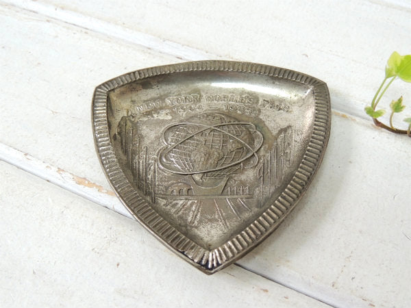 【NY・1964-1965・ニューヨーク博覧会・地球儀】ヴィンテージ・マネートレイ&灰皿