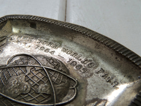 【NY・1964-1965・ニューヨーク博覧会・地球儀】ヴィンテージ・マネートレイ&灰皿