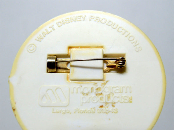 【1970s・ミッキー&ミニー】オールド・ディズニー・キャラクター・ヴィンテージ・バッジ・USA