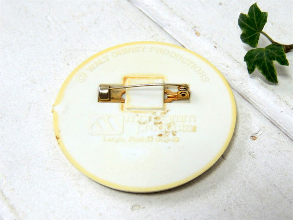 【1970s・ミッキー&ミニー】オールド・ディズニー・キャラクター・ヴィンテージ・バッジ・USA