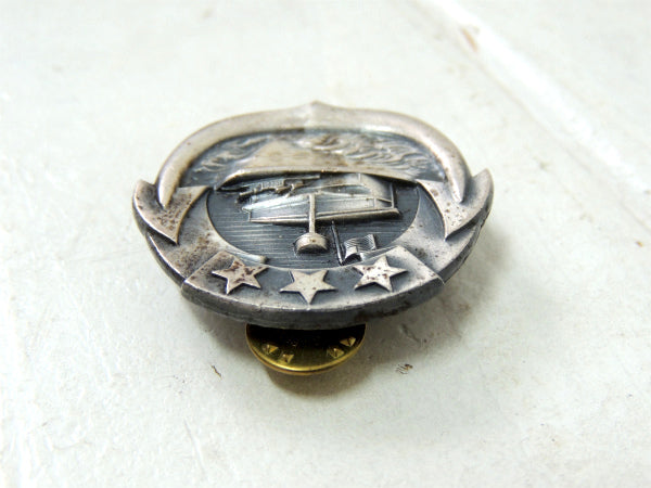 【軍艦】ミリタリー・ネイビー・US ARMY・V-21-N・ビンテージ・ピンバッジ・ピンズ