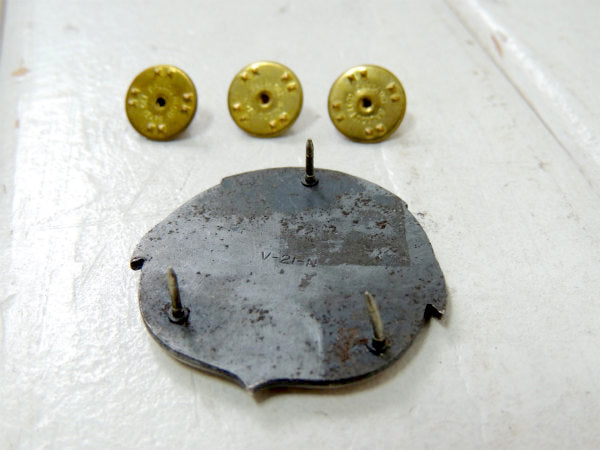 【軍艦】ミリタリー・ネイビー・US ARMY・V-21-N・ビンテージ・ピンバッジ・ピンズ