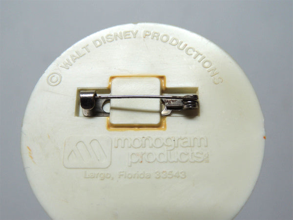 【ミッキー・スケートボード】1970's・ディズニー・キャラクター・ヴィンテージ・バッジ・USA