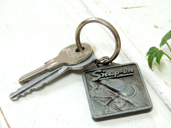 【Snap-on・スナップオン】アドバタイジング・ヴィンテージ・キーホルダー・インダストリアル・鍵付