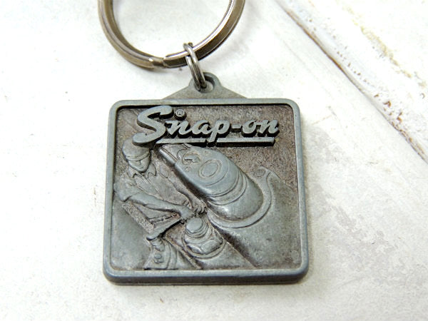 【Snap-on・スナップオン】アドバタイジング・ヴィンテージ・キーホルダー・インダストリアル・鍵付