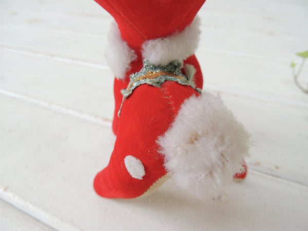 トナカイ・クリスマス・ヴィンテージ・ドール/ぬいぐるみ/MADE IN JAPAN