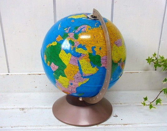 ランドマクナリー社・ティン・ヴィンテージ・地球儀・GLOBE USA ミッドセンチュリー