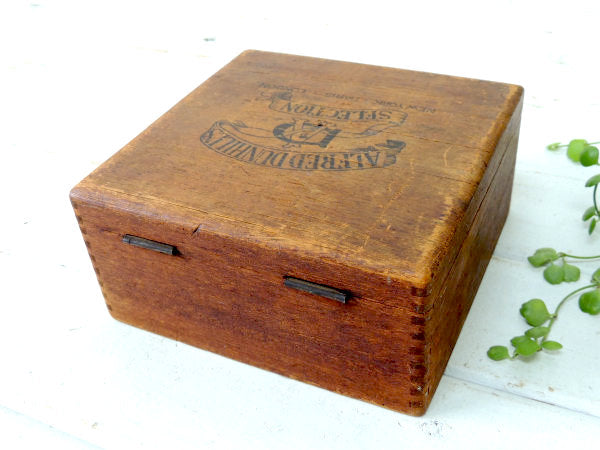 アルフレッド ダンヒル・NY・PARIS・LONDON アンティーク 葉巻ケース 木箱